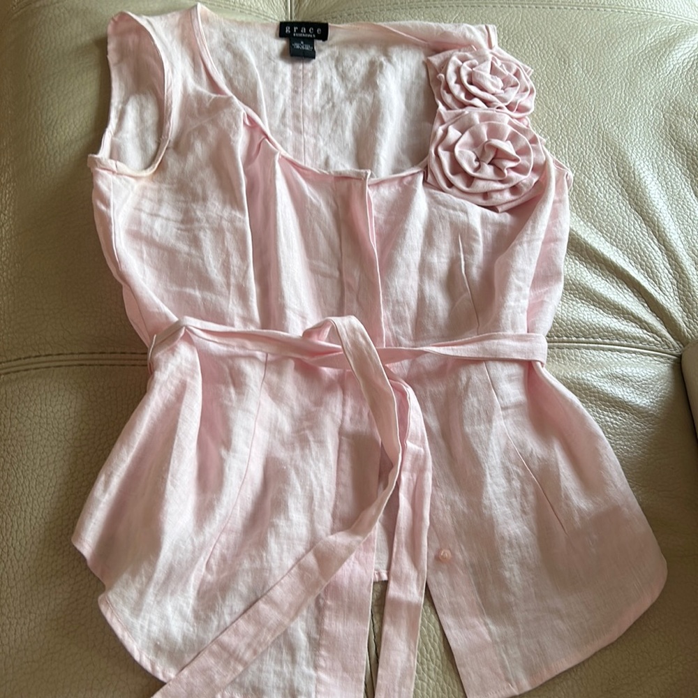 Linen top by Grace essentials